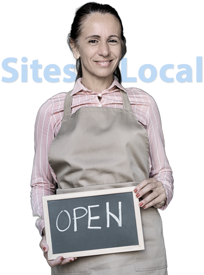 business owner holding an open sign